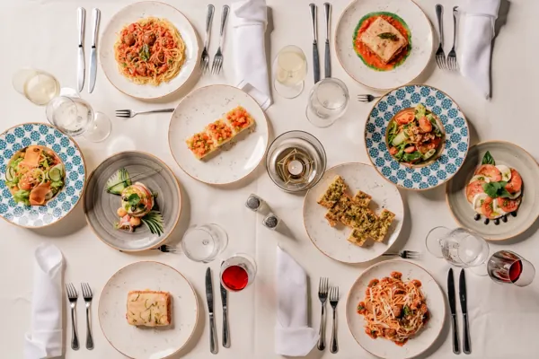 A selection of dishes from the resort dining venues