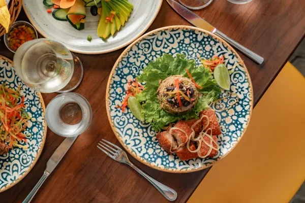 Italian-inspired dishes at the resort
