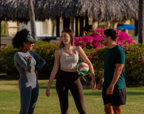 Volleyball and time outdoors