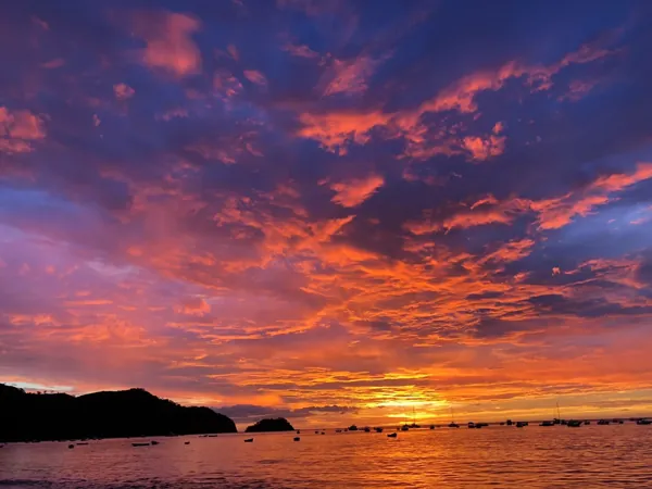 Evening sky over Playas del Coco